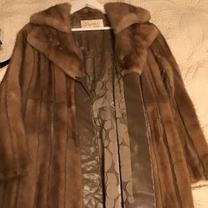 Fur & leather coat